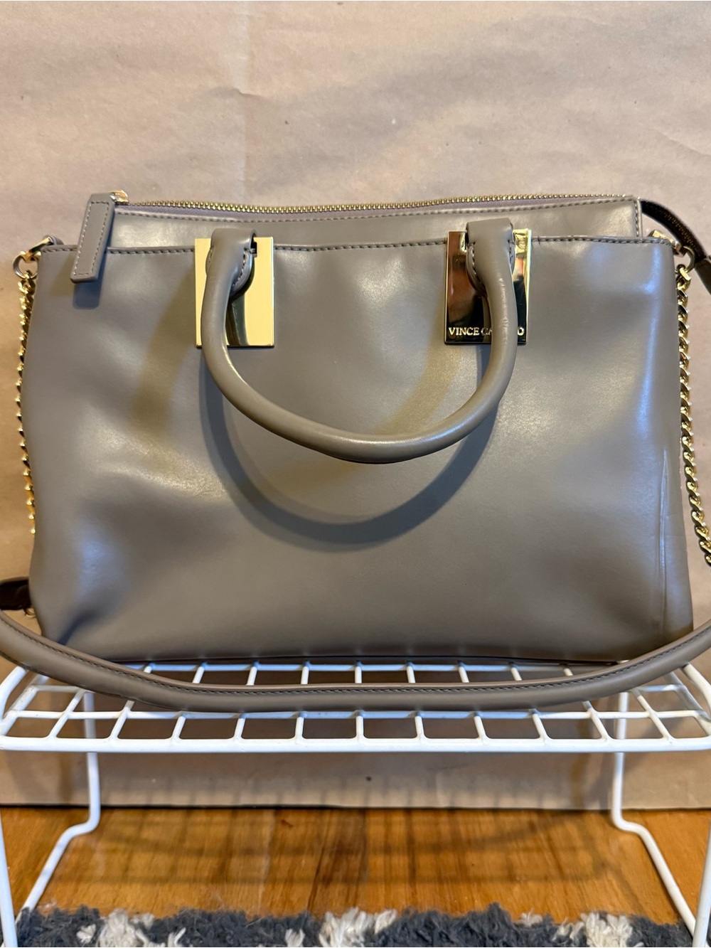 Leather Satchel- Vince Camuto